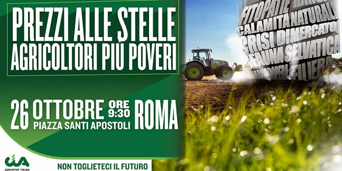 Prezzi alle stelle e agricoltori sempre più poveri